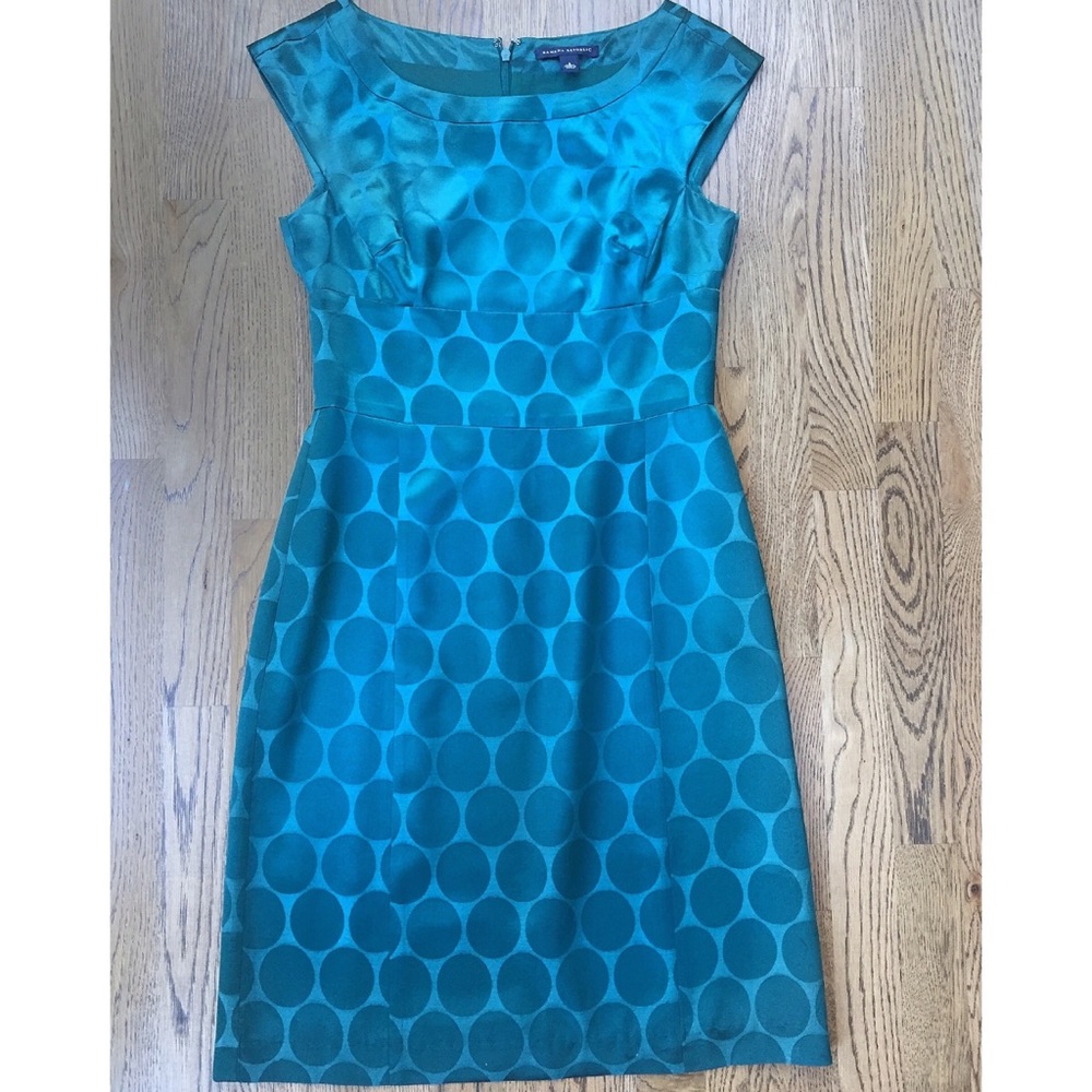 📿Teal Banana Republic knee length dress📿